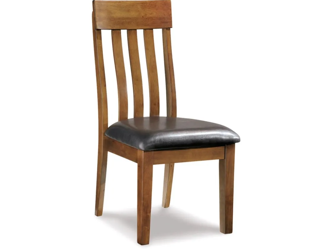 Mor Furniture Ralene Side Chair In Medium Brown, Set Of 2
