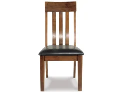 Mor Furniture Ralene Side Chair In Medium Brown, Set Of 2