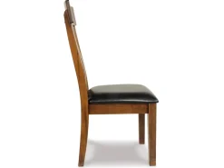 Mor Furniture Ralene Side Chair In Medium Brown, Set Of 2