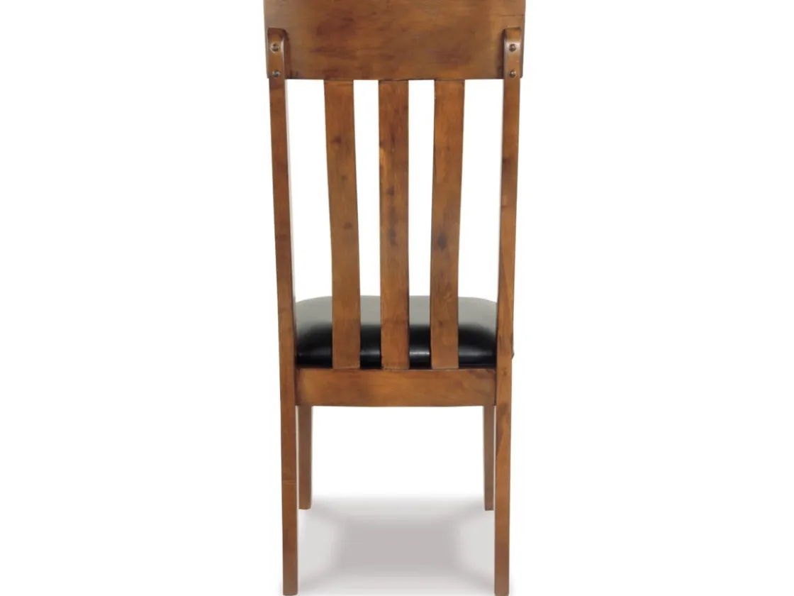 Mor Furniture Ralene Side Chair In Medium Brown, Set Of 2