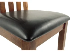 Mor Furniture Ralene Side Chair In Medium Brown, Set Of 2