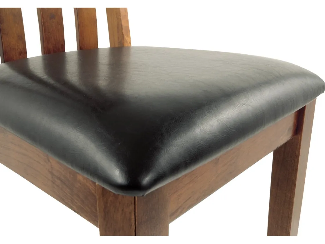 Mor Furniture Ralene Side Chair In Medium Brown, Set Of 2