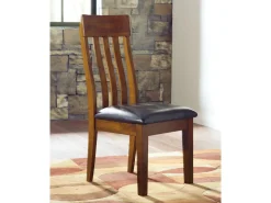 Mor Furniture Ralene Side Chair In Medium Brown, Set Of 2