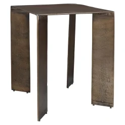 Mor Furniture Reade Outdoor Square End Table In Gold