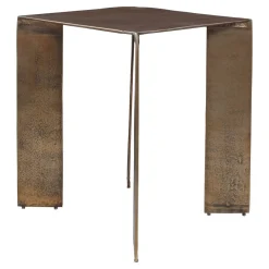 Mor Furniture Reade Outdoor Square End Table In Gold