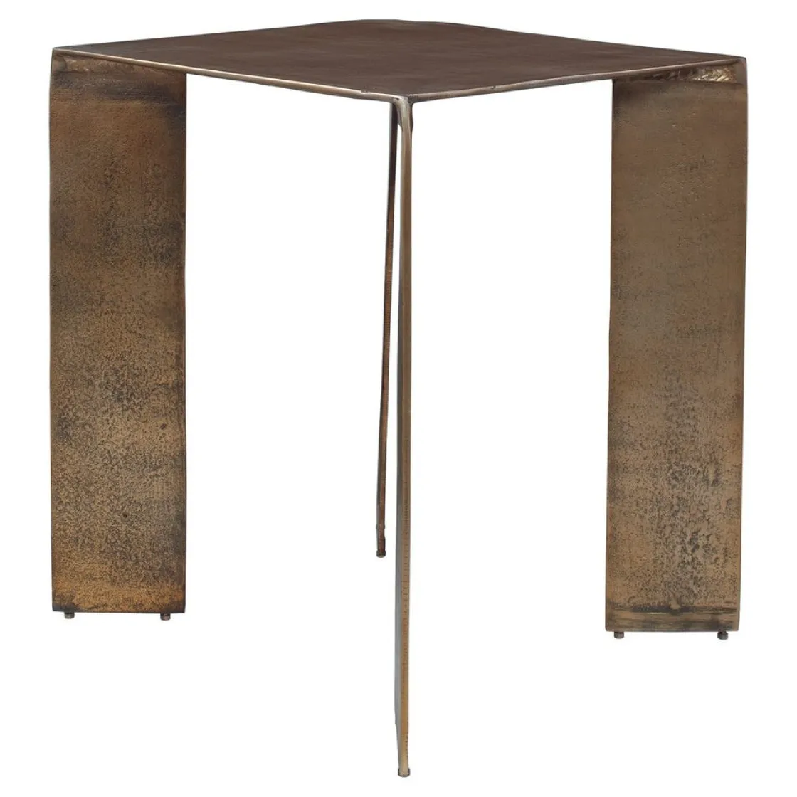 Mor Furniture Reade Outdoor Square End Table In Gold