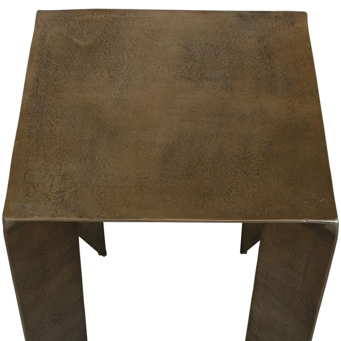 Mor Furniture Reade Outdoor Square End Table In Gold