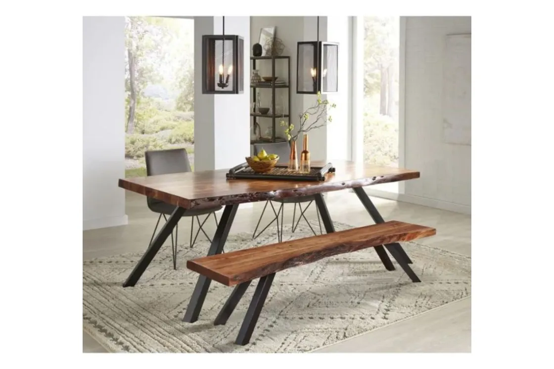 Mor Furniture Reese Dining Bench In Natural