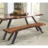 Mor Furniture Reese Dining Table & Bench In Natural