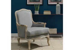 Mor Furniture Regal Accent Chair In Light Blue