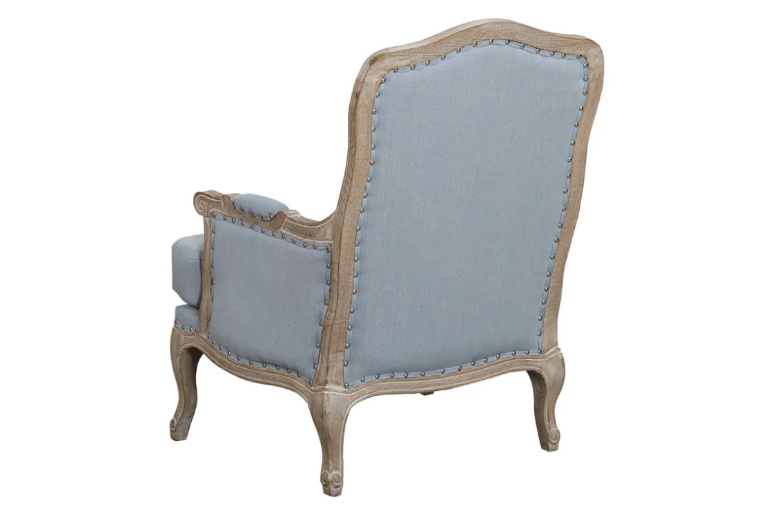 Mor Furniture Regal Accent Chair In Light Blue