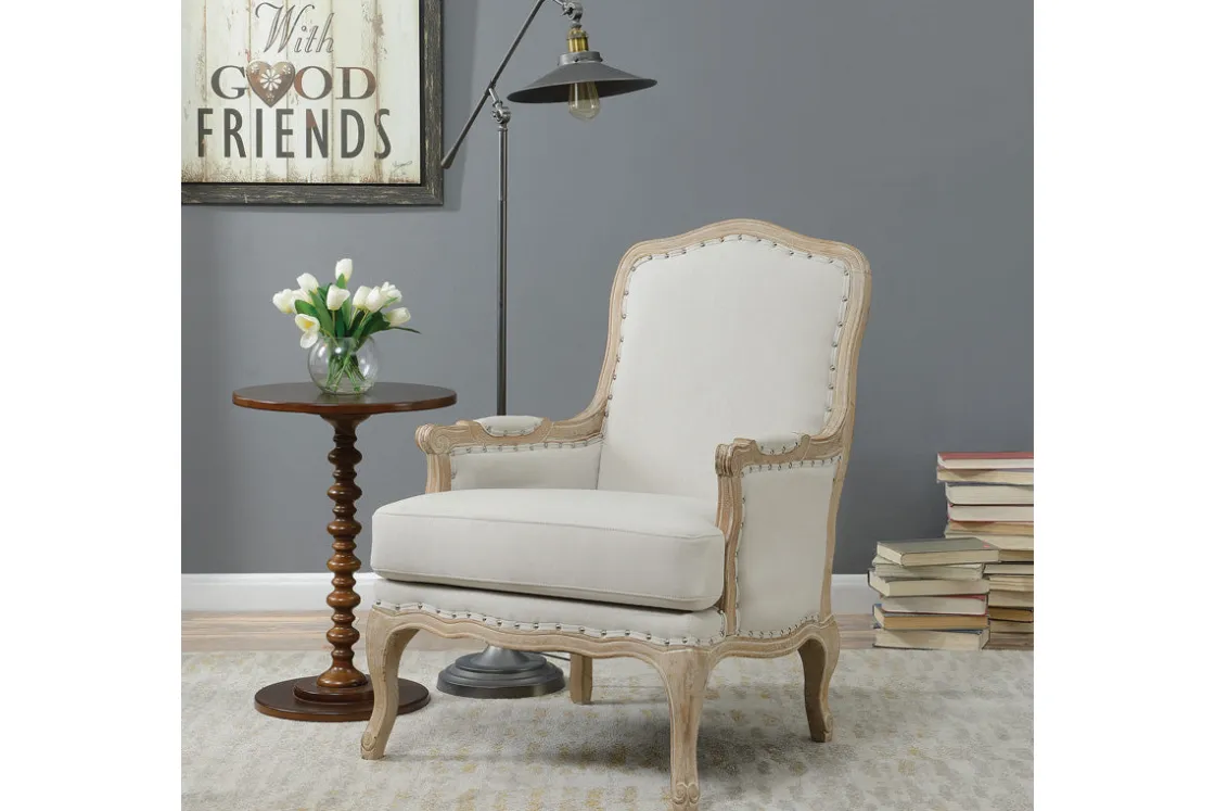 Mor Furniture Regal Accent Chair In Light Blue