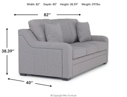 Mor Furniture Regalla Queen Sleeper Sofa W/ Mattress In Meluco