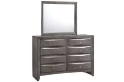 Mor Furniture Remi Mirror In Gray