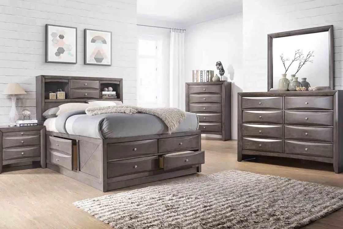 Mor Furniture Remi Mirror In Gray
