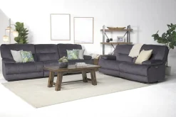 Mor Furniture Retreat Power Loveseat In Cognac Leather