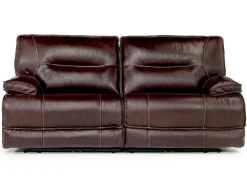 Mor Furniture Retreat Power Loveseat In Cognac Leather