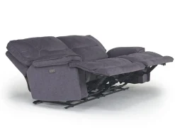 Mor Furniture Retreat Power Sofa & Loveseat In Cognac Leather