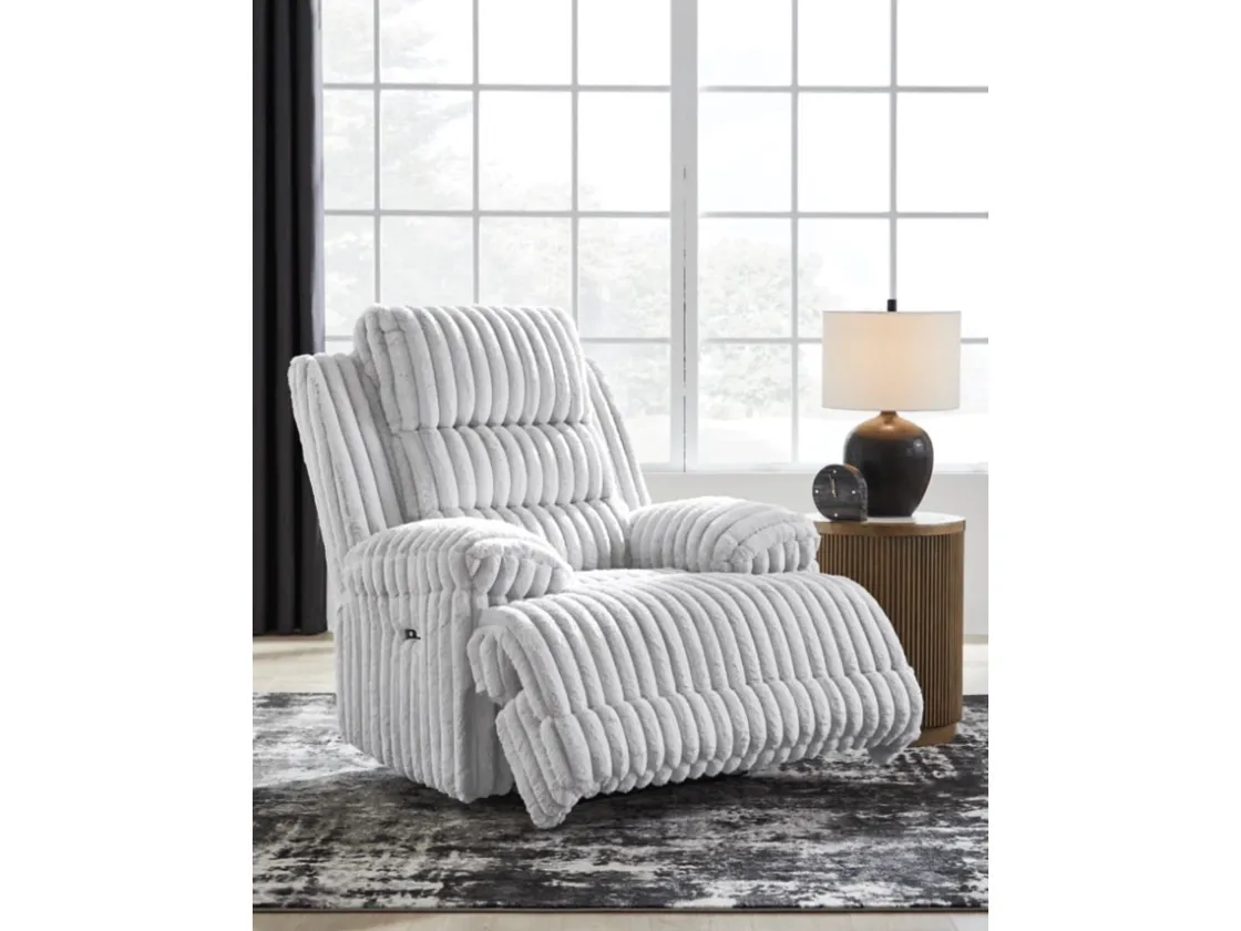 Mor Furniture Rhine Falls Power Recliner In Alloy