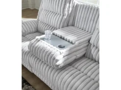 Mor Furniture Rhine Falls Power Sofa In Alloy