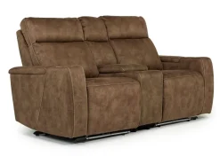 Mor Furniture Rhys 2 Power Console Loveseat In