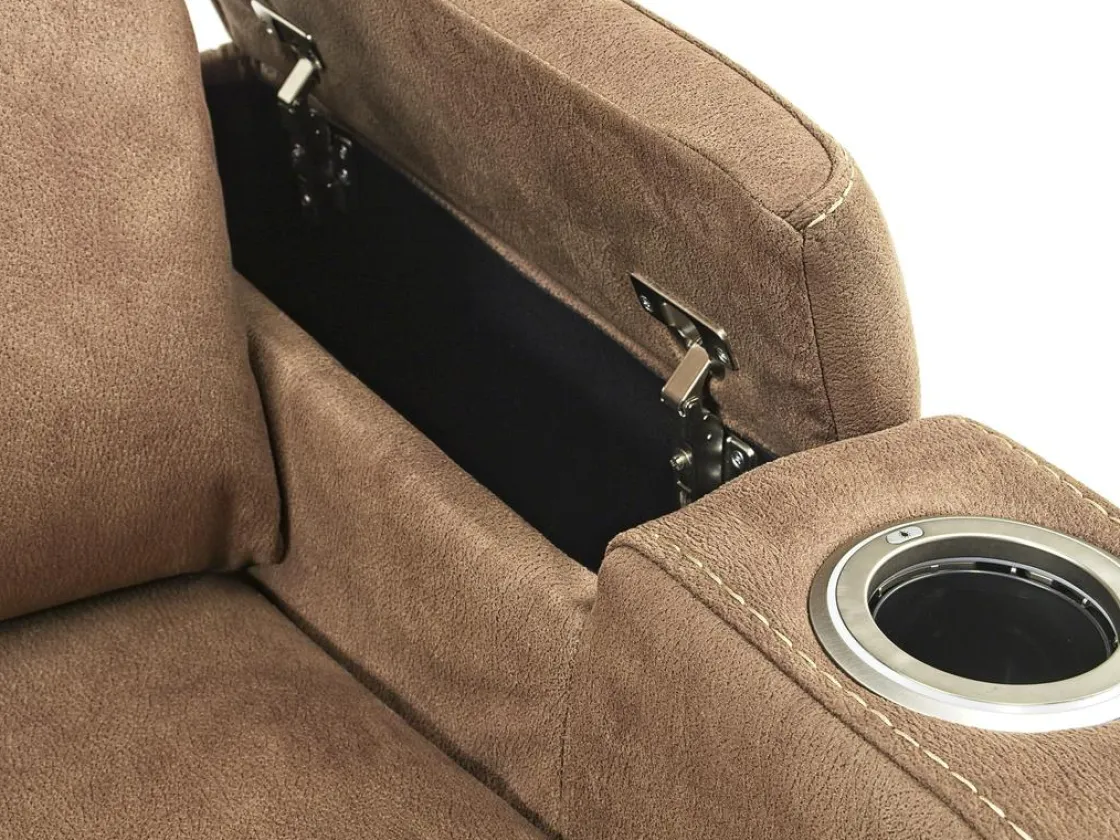 Mor Furniture Rhys 2 Power Console Loveseat In