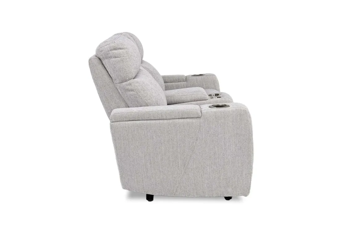 Mor Furniture Rhys 2 Power Console Loveseat In
