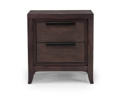 Mor Furniture Riley Bookcase Bed, Dresser, Mirror & Nightstand In Carbonite, Ca King