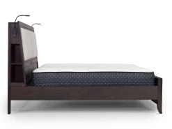Mor Furniture Riley Bookcase Bed In Carbonite, Ca King