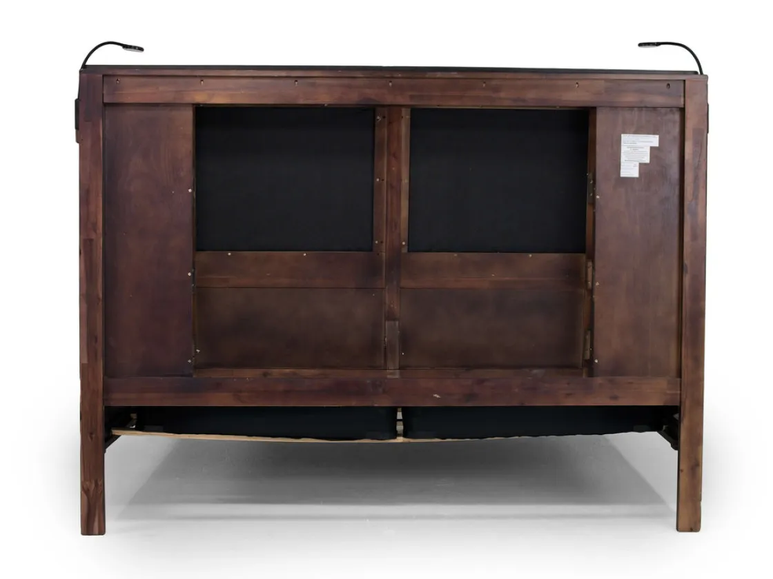 Mor Furniture Riley Bookcase Bed In Carbonite, Ca King