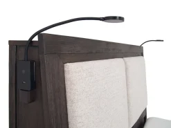Mor Furniture Riley Bookcase Bed In Carbonite, Ca King