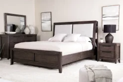 Mor Furniture Riley Bookcase Bed In Carbonite, Ca King