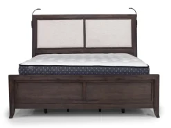 Mor Furniture Riley Bookcase Bed In Carbonite, Ca King