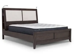 Mor Furniture Riley Bookcase Bed In Carbonite, Ca King