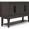 Mor Furniture Riley Buffet In Carbonite