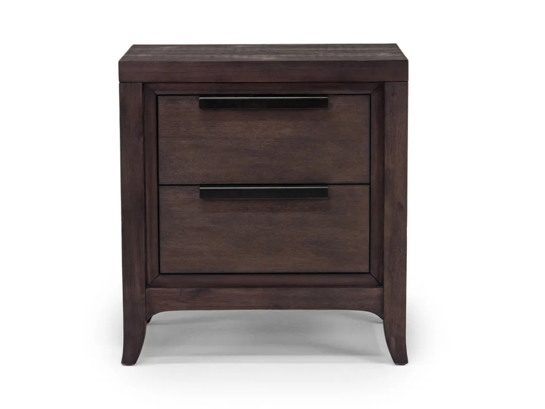 Mor Furniture Riley Nightstand In Carbonite