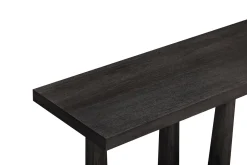 Mor Furniture Riley Sofa Table In Carbonite