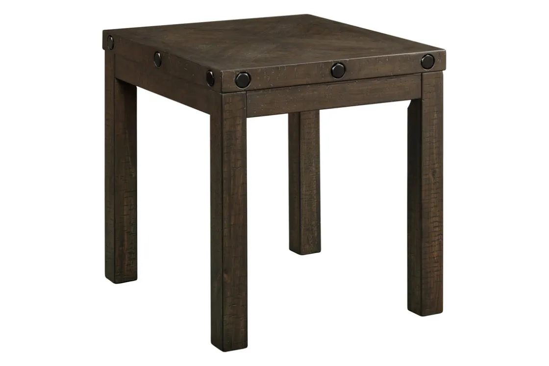 Mor Furniture Rio End Table In Charcoal