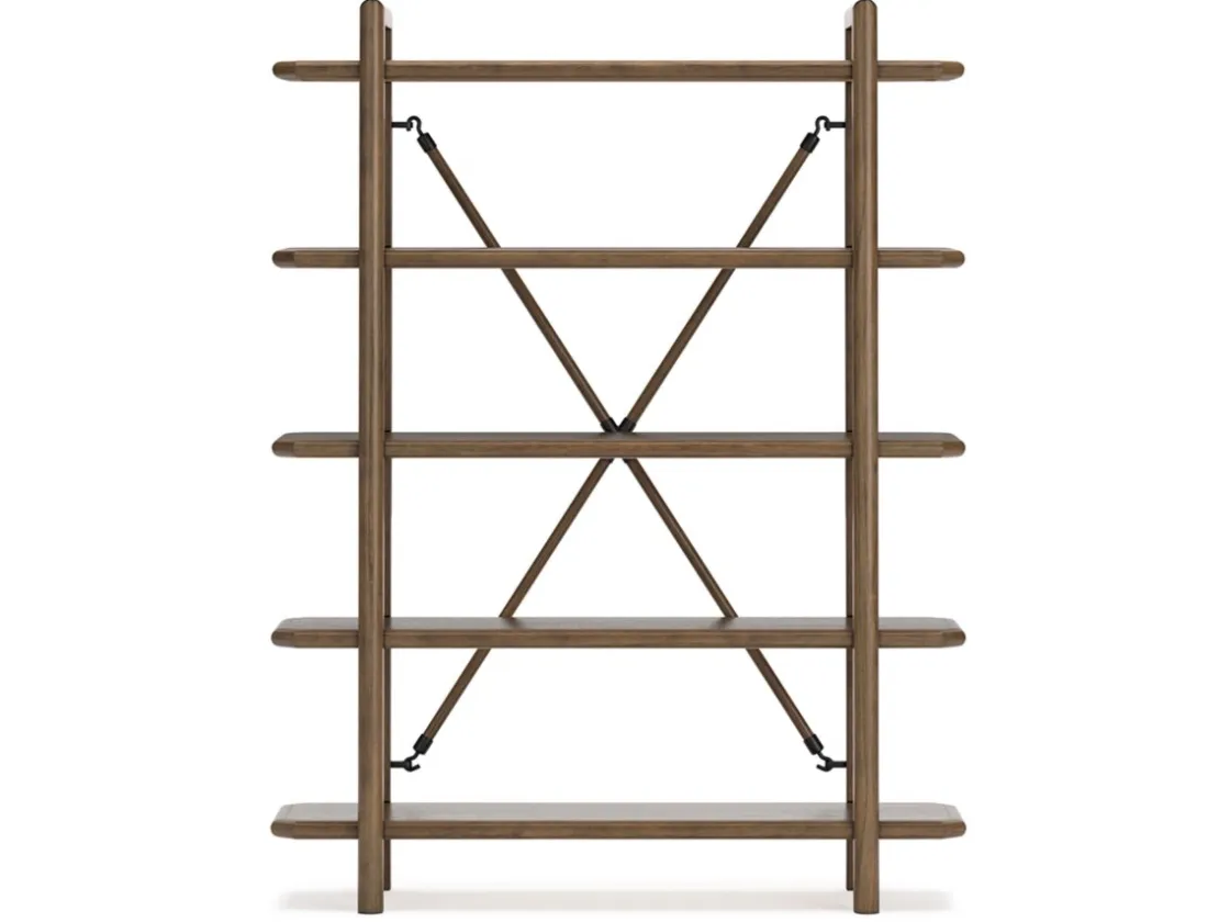 Mor Furniture Roanhowe Bookcase In Brown