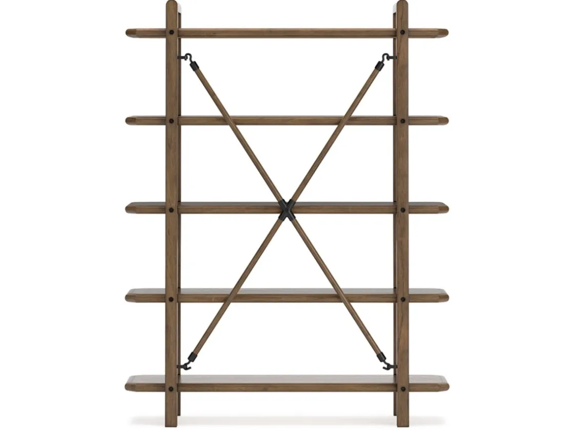 Mor Furniture Roanhowe Bookcase In Brown