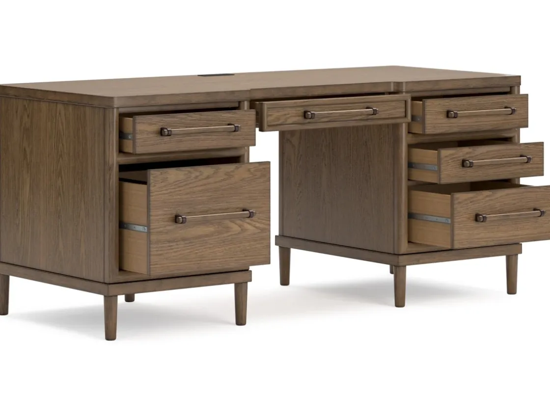Mor Furniture Roanhowe Office Desk In Brown