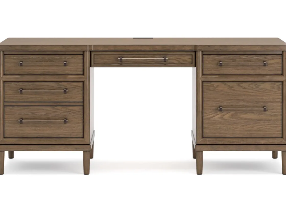 Mor Furniture Roanhowe Office Desk In Brown