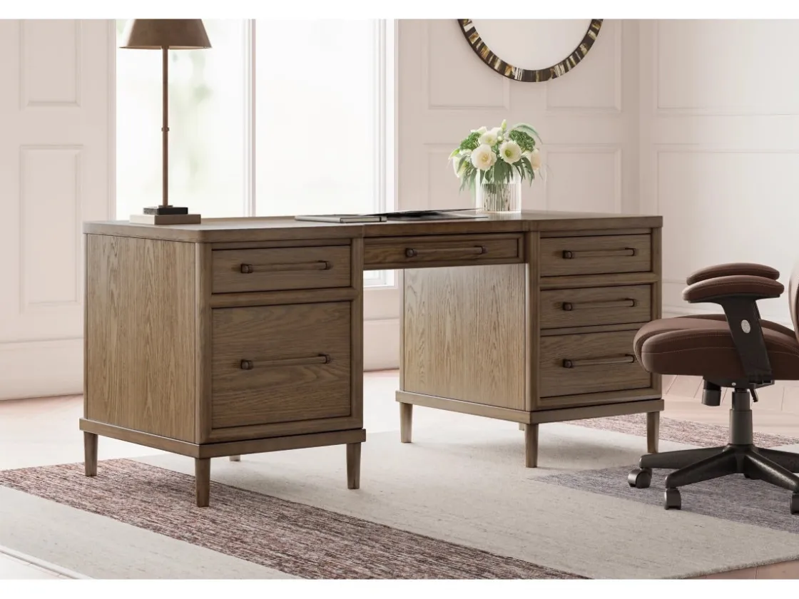 Mor Furniture Roanhowe Office Desk In Brown