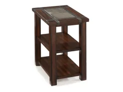 Mor Furniture Roanoke Chairside Table In Brown