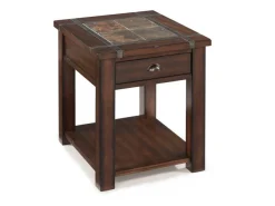 Mor Furniture Roanoke End Table In Brown