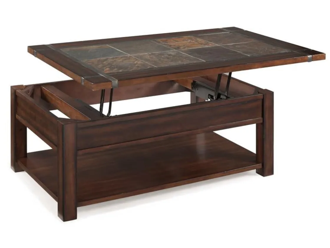 Mor Furniture Roanoke Lift Top Coffee Table In Brown