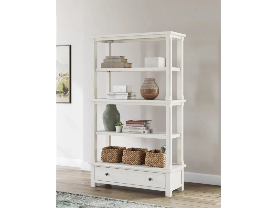 Mor Furniture Robbinsdale Bookcase In Antique White