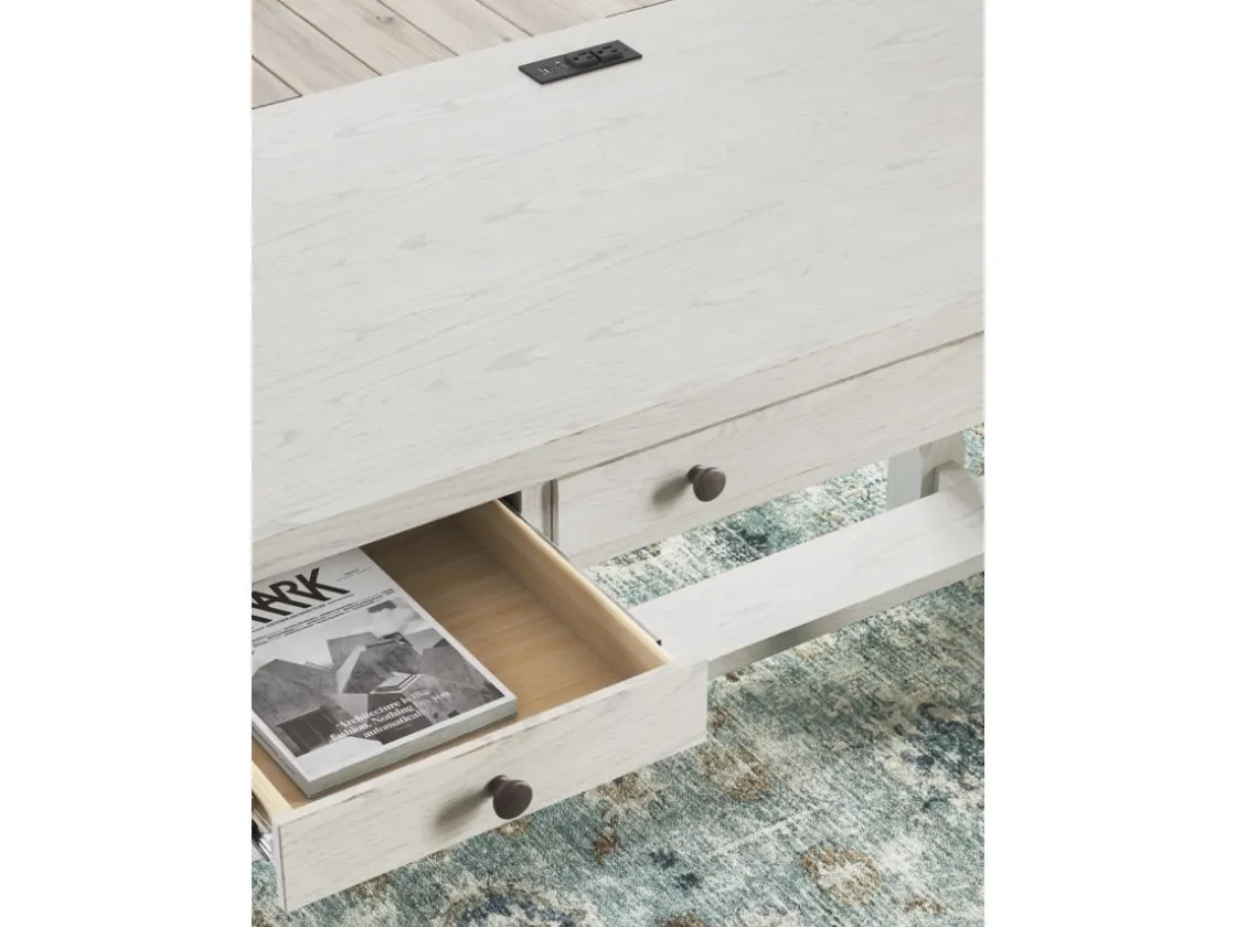 Mor Furniture Robbinsdale Office Desk In Antique White