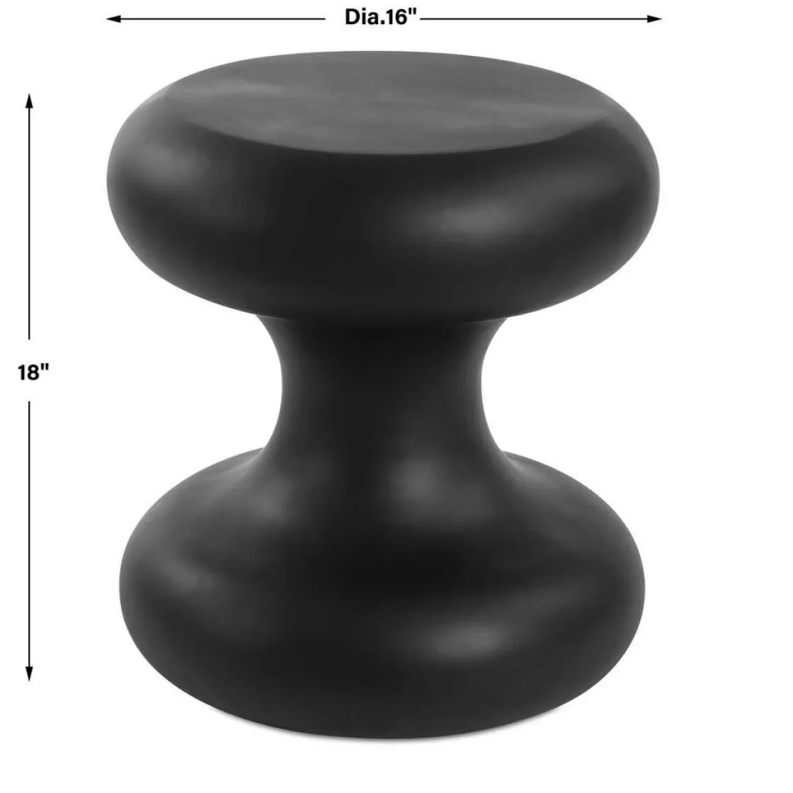 Mor Furniture Robles Outdoor Accent Table In Black