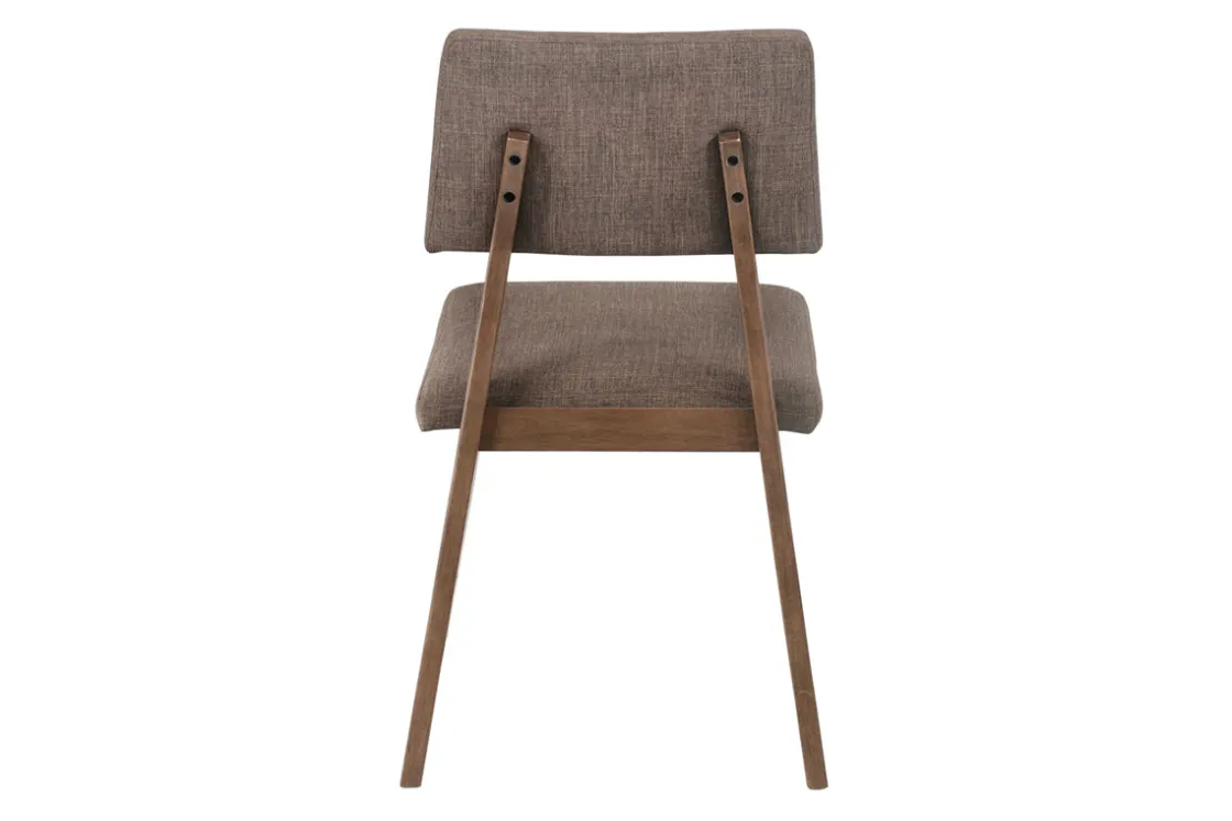 Mor Furniture Ronan Side Chair In Walnut, Set Of 2